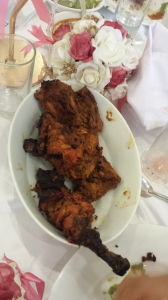 Those tandoori chicken needs to be eaten hot before you send your guests home :-)